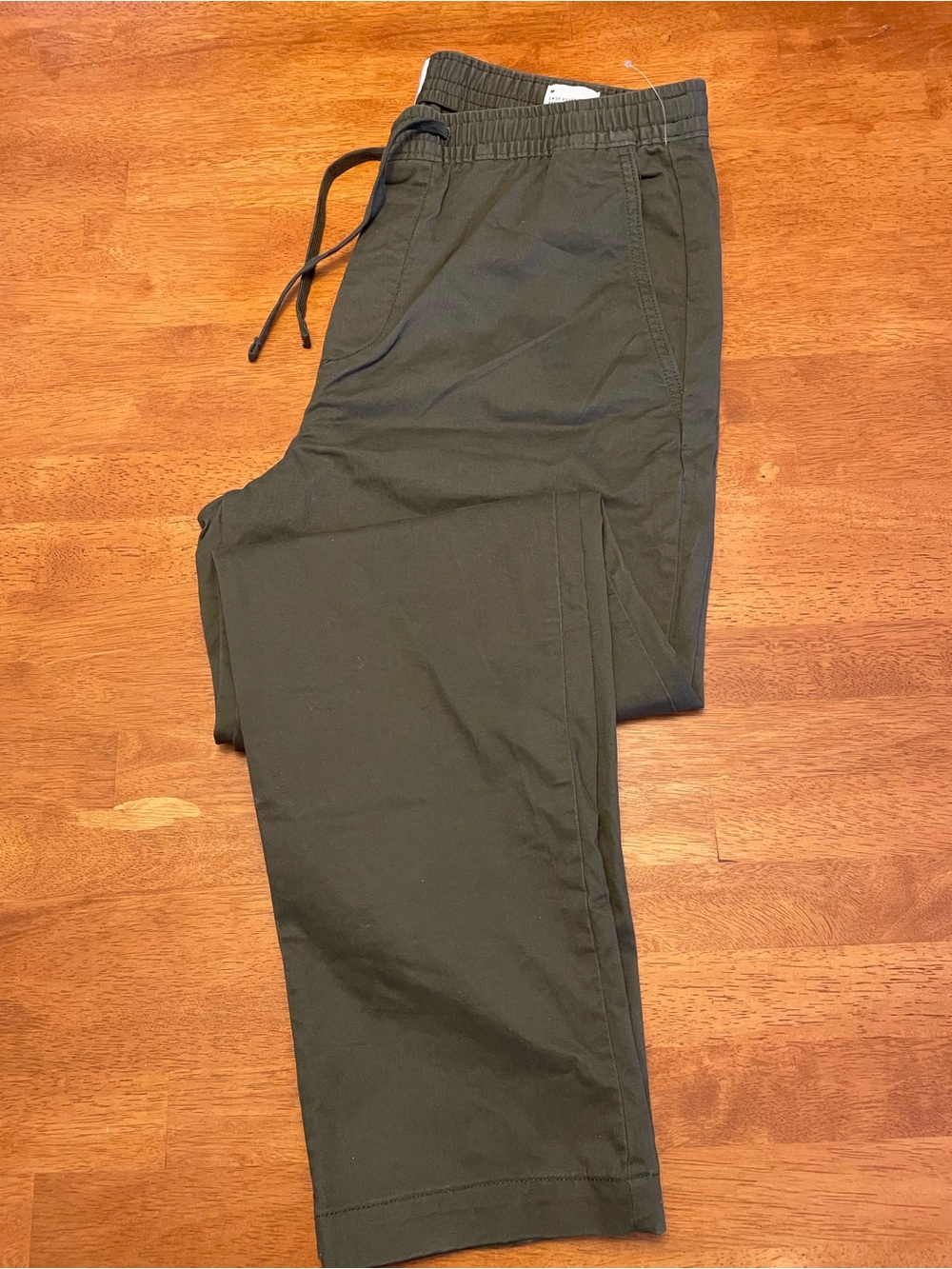 GAP Men's Olive Green Drawstring Pants
